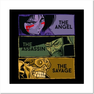 The angel, the assassin, the savage Posters and Art